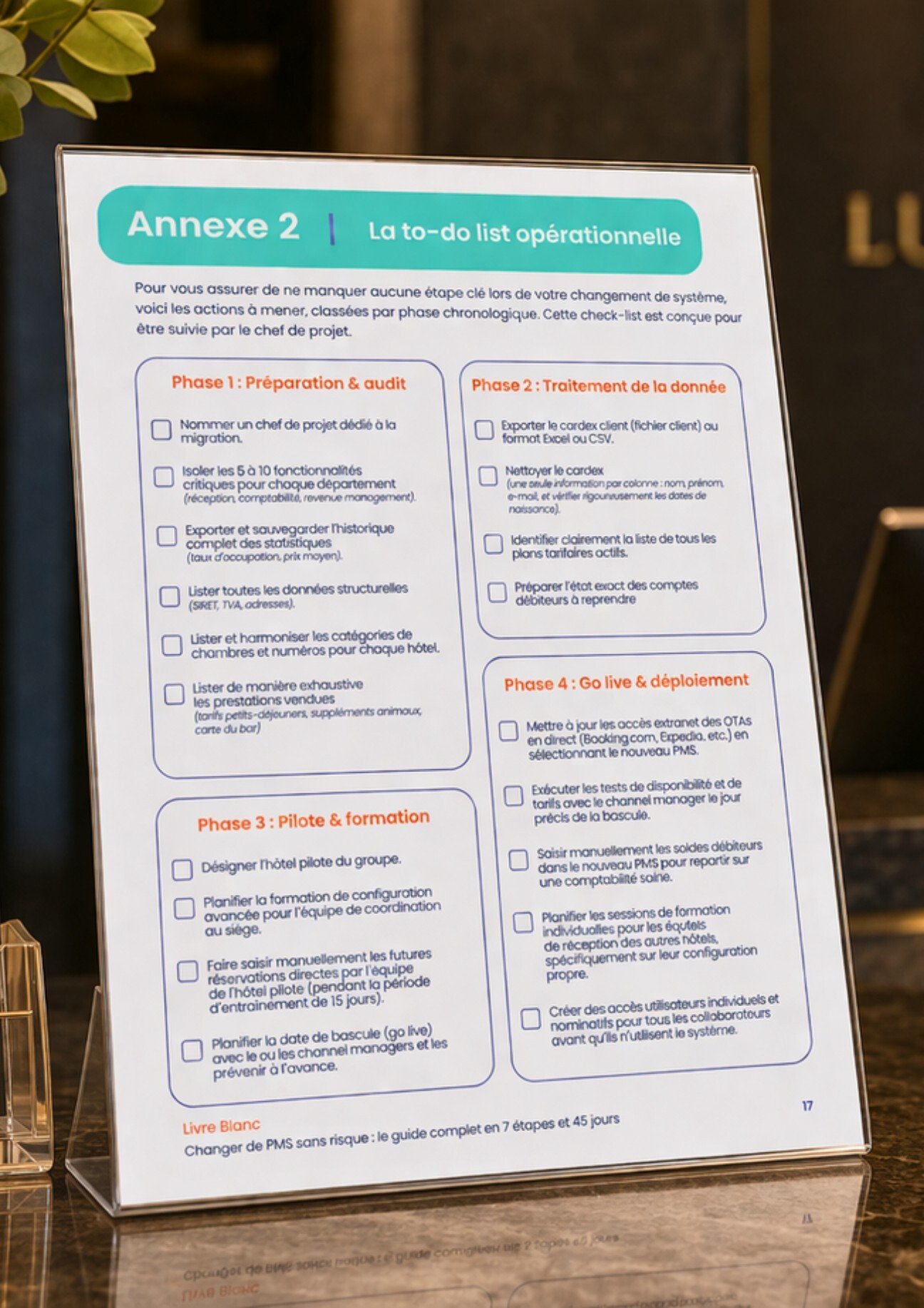 Methodologie migrer vers un nouveau PMS